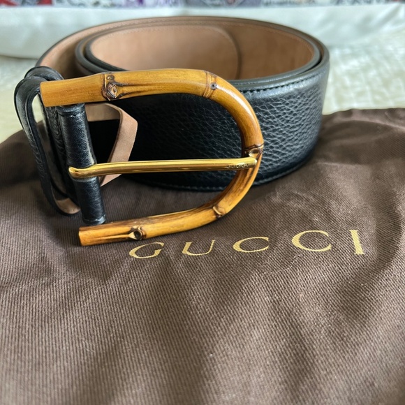 Authentic Bamboo Gucci belt - Picture 4 of 11
